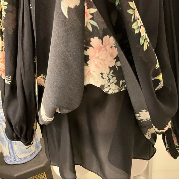 NWT$295 Jade By Johnny Was Birdie Top SMALL Black - Picture 8 of 9